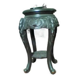 Japanese Small Round Table 1900's For Sale