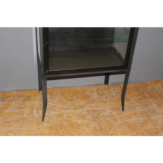 Black Iron Medical Display Case, 1940 For Sale - Image 8 of 13