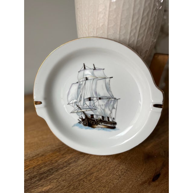 1970s 1950s Norleans Schooner Ship Ashtray, Japan For Sale - Image 5 of 8