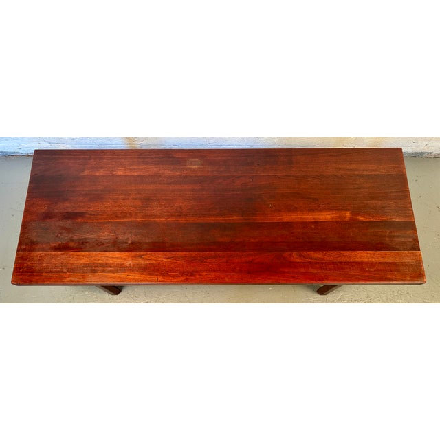 Mid 20th Century Mid 20th Century Danish Rosewood Coffee Table, Attributed to Designer Illum Wikkelsø For Sale - Image 5 of 8