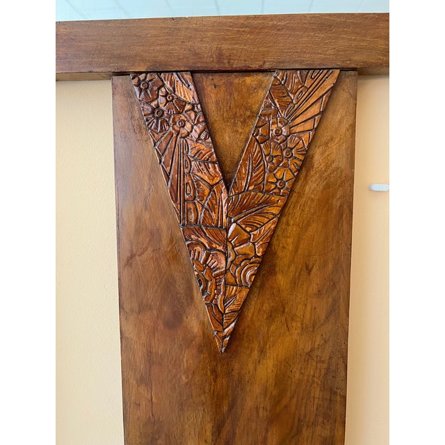 Gold Art Decò Coat Rack Floor Stand With Umbrella Holder and Mirror For Sale - Image 8 of 11