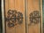 Pair of Double Sided 19th Century French Oak and Iron Cathedral Doors For Sale - Image 11 of 18