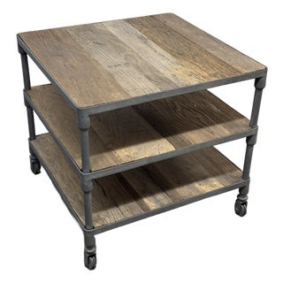 Luay Al Rawi’s for Restoration Hardware Dutch Industrial Side Table For Sale