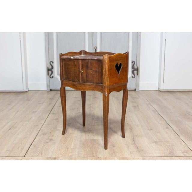 Wood 19th Century French Chevet Table For Sale - Image 7 of 11