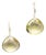 Lemon Quartz and 18k Gold Drop Earrings For Sale