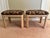 Beautiful matching set of two small benches or ottomans from Thomasville’s Fascination line. Contemporary modern. Produced...