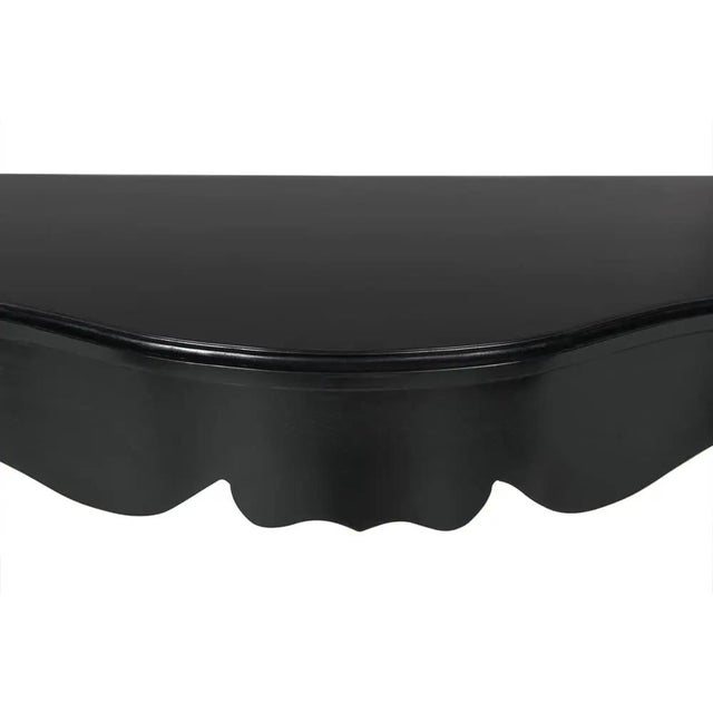 Not Yet Made - Made To Order NOIR Estate Console Hand Rubbed Black For Sale - Image 5 of 6