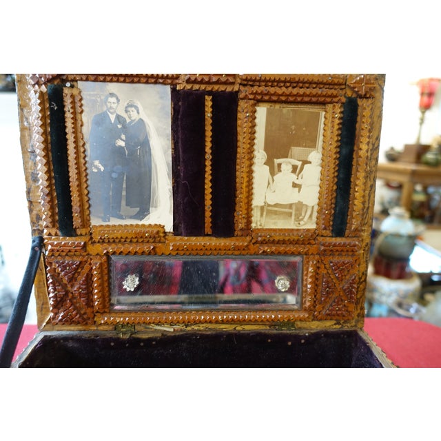 Vintage Sewing Box, 1920s For Sale - Image 6 of 8