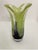Murano-Style Art Glass Vases – Purple & Chartreuse Green - Pair For Sale - Image 9 of 12