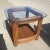 Bent Bamboo/Rattan Glass Top Side Table For Sale In Palm Springs - Image 6 of 10