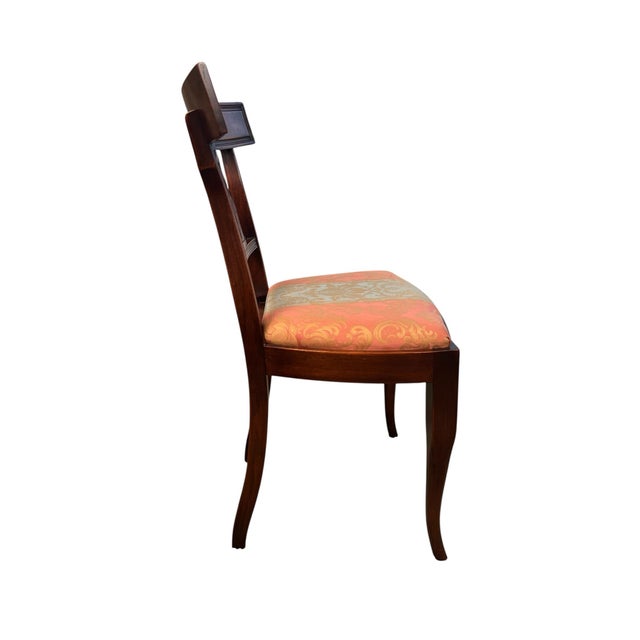 Pair of Late 19th Century Provincial French Lyre-Back Dining Chairs, Empire Revival For Sale In Seattle - Image 6 of 11