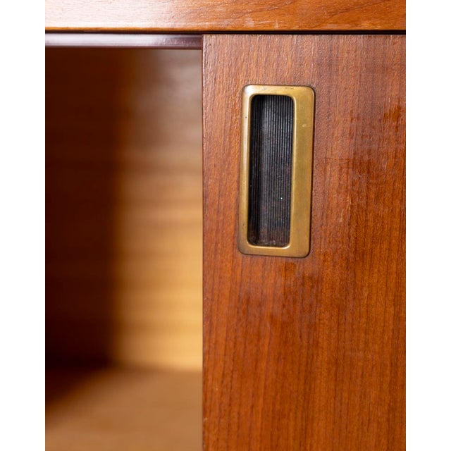 Black Vintage Italian Sideboard in Teak, 1970s For Sale - Image 8 of 10