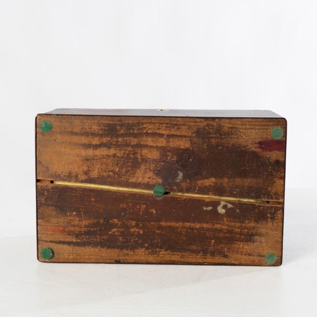 Mid 19th Century Rosewood Tea Caddy With Key For Sale - Image 9 of 9