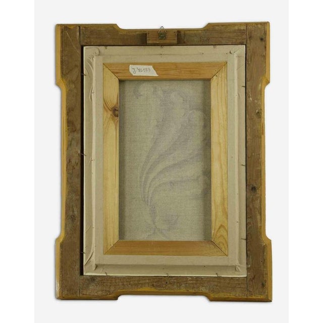 Nude is an original modern artwork realized by Carlo Mattioli in 1958. Mixed colored pastel drawing on canvas. Hand signed...