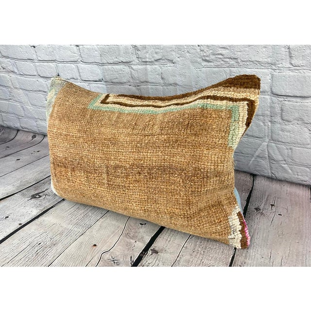 Turkish 16 x 24 Rug Pillow Anatolian Splendor Turkish Pillow Cushion Cover For Sale - Image 3 of 4