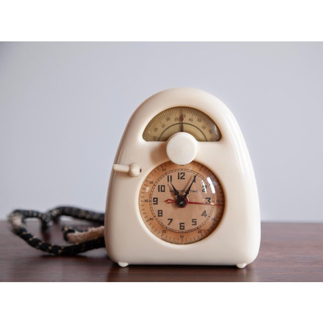 Art Deco Extremely Rare 1932 Isamu Noguchi “Measured Time” Clock For Sale - Image 3 of 6