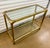 Metal Vintage Brass Console Table After Mastercraft For Sale - Image 7 of 10