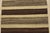 Textile Kilim Runner 2’7” X 9’6” Brown Wool Striped Handwoven Oriental Rug For Sale - Image 7 of 13