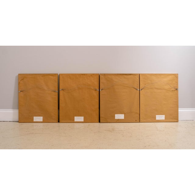 1980s Set of 4 Framed & Matted Hot Air Balloon Prints For Sale - Image 13 of 14