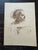 1949 Dimitrie Berea Sketch of Famous Mid- Century of German Classical Pianist Wilhelm Kempff For Sale - Image 4 of 4