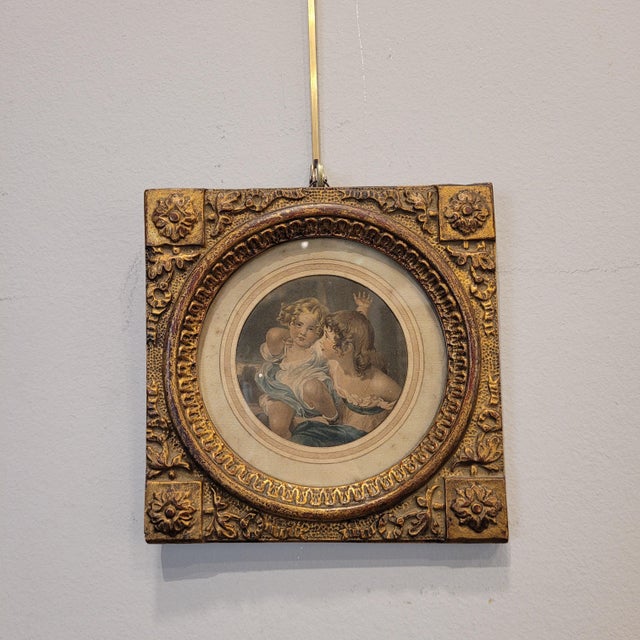 Brown Sir Thomas Lawrence, The Calmady Children, 1800s, Watercolor Etching For Sale - Image 8 of 10