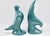 1960s Vintage Art Deco Italian Ceramic Bird Bookend Sculptures For Sale - Image 5 of 9