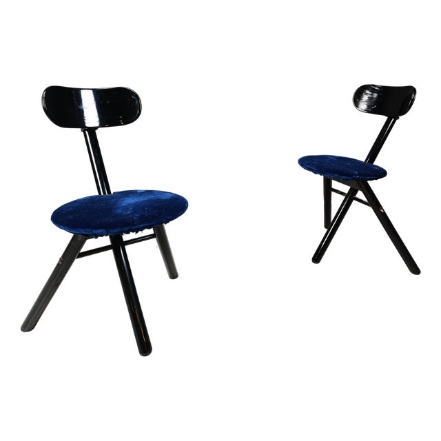 Set of Foldable Stools by Calligaris, 1990s For Sale
