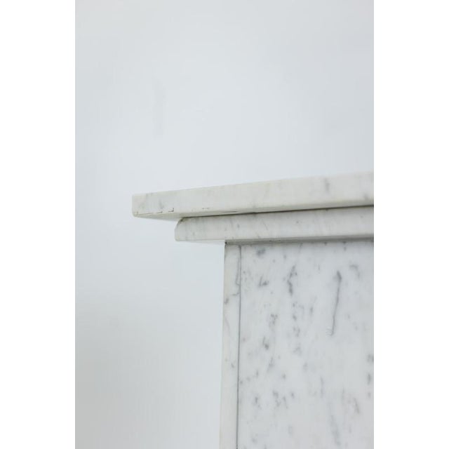 20th Century Art Deco Columns in White Marble, Set of 2 For Sale - Image 14 of 17