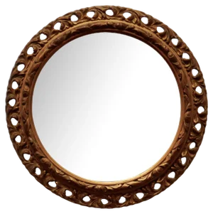 Carved Convex Gilt Wall Mirror, 1930s