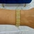 Roberto Coin Appassionata Woven 18k Yellow Gold 0.55ctw Diamond Link Bracelet For Sale - Image 9 of 9