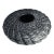 Kenneth Standhardt Round Matte Black Woven Vessel - Studio Art Pottery- Contemporary Folk Style, Pre-Columbian Influences For Sale