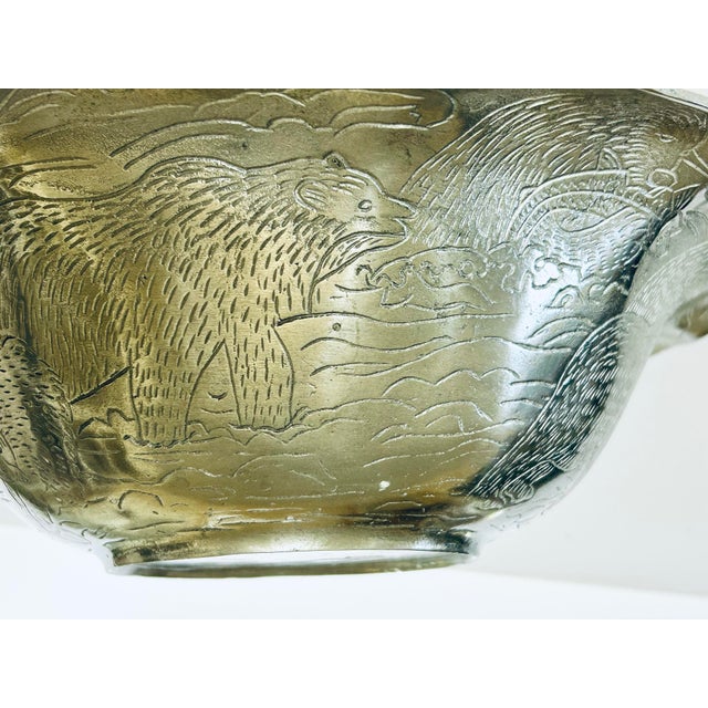 1990s Arthur Court Bears Bowl For Sale - Image 5 of 10