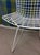 Metal Set of 6 White Metal Indoor / Outdoor Chairs by Harry Bertoia for Knoll For Sale - Image 7 of 18
