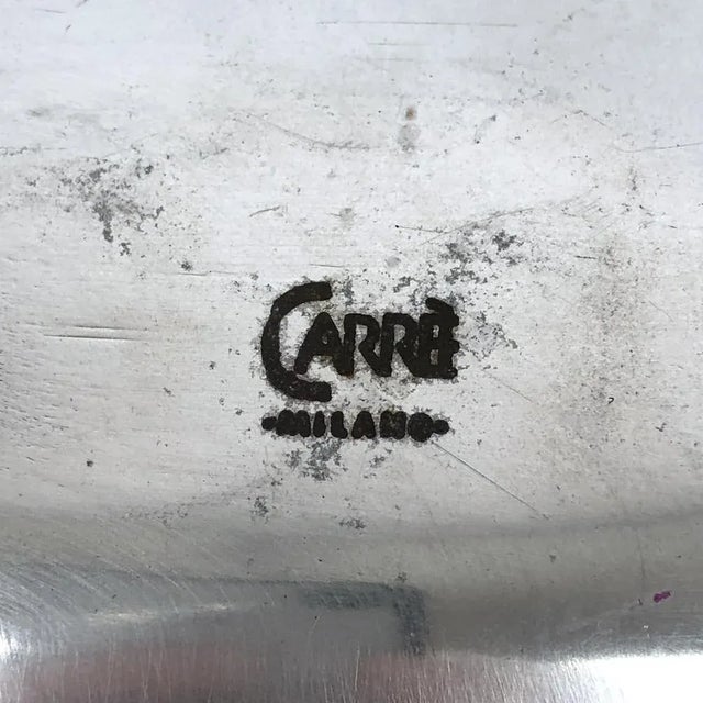 Postmodern Vintage Italian Enamelled Aluminum Dish, 1970s For Sale - Image 3 of 11