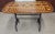 Alfonso Marina Wrought Iron and Parquetry Wood Top Side Table For Sale - Image 9 of 10
