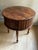 Brown Theodore Alexander Hand-Carved Vintage Wooden Drum Book Table For Sale - Image 8 of 14
