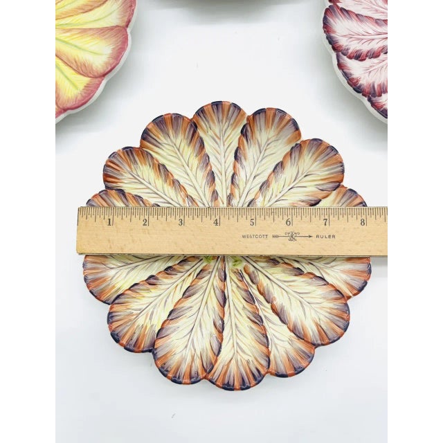 1990s Vintage Mottahedeh Milestone Tulip Desert Plates - Set of 4 For Sale - Image 5 of 6