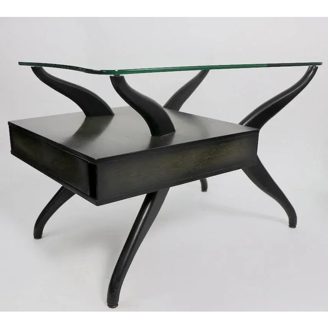 Mid Century One-Drawer Stands after Pearsall - A Pair For Sale - Image 11 of 12