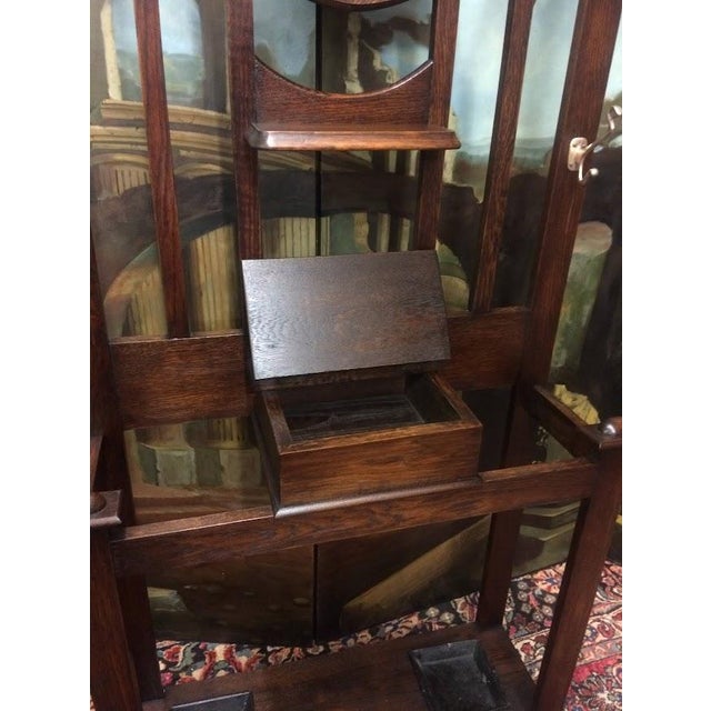 Antique Hall Tree, Mission Style Hat Rack, Arts and Crafts Style For Sale - Image 6 of 12