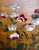 Vintage Hiyakuho Imayasu Japanese Hand-Painted Floral Gold Byobu Screen For Sale - Image 9 of 18