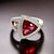 Natural Tourmaline Diamond Ring 7 14k W Gold 4.38 TCW Certified For Sale In New York - Image 6 of 15