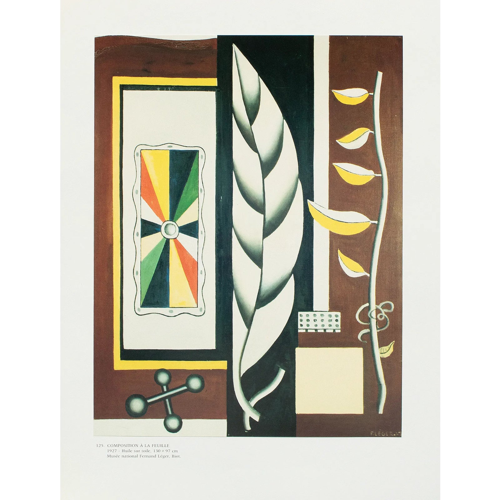 Fernand Leger、Composition、海外版超希少レゾネより Fernand Leger