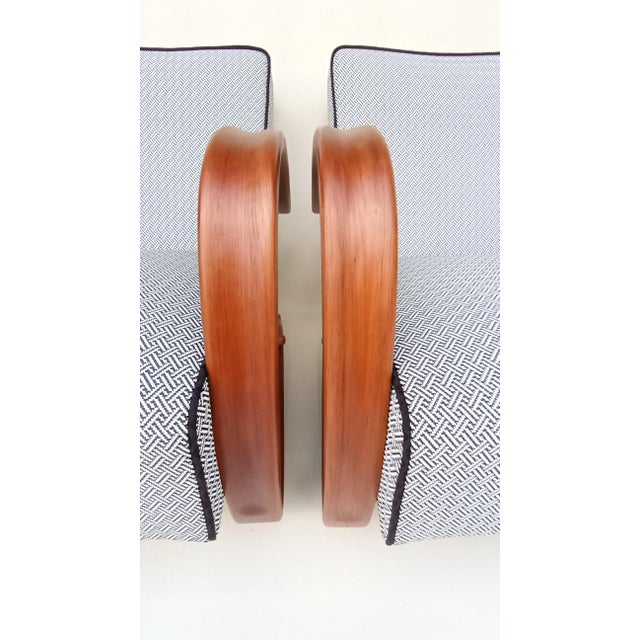 Black H-269 Lounge Chairs by Jindrich Halabala for Up Zavody, 1930s, Set of 2 For Sale - Image 8 of 14