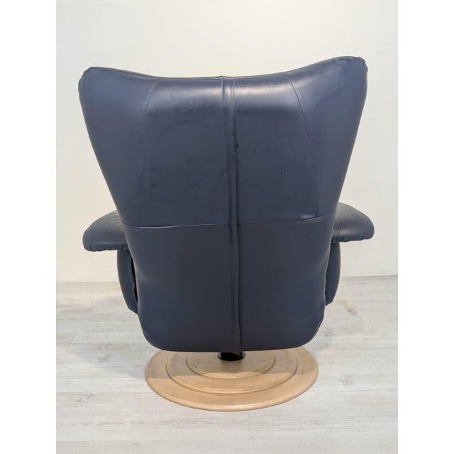 Leather Armchair with Ottoman by Verikon Lund & Paarman, 1960s, Set of 2 For Sale - Image 13 of 18