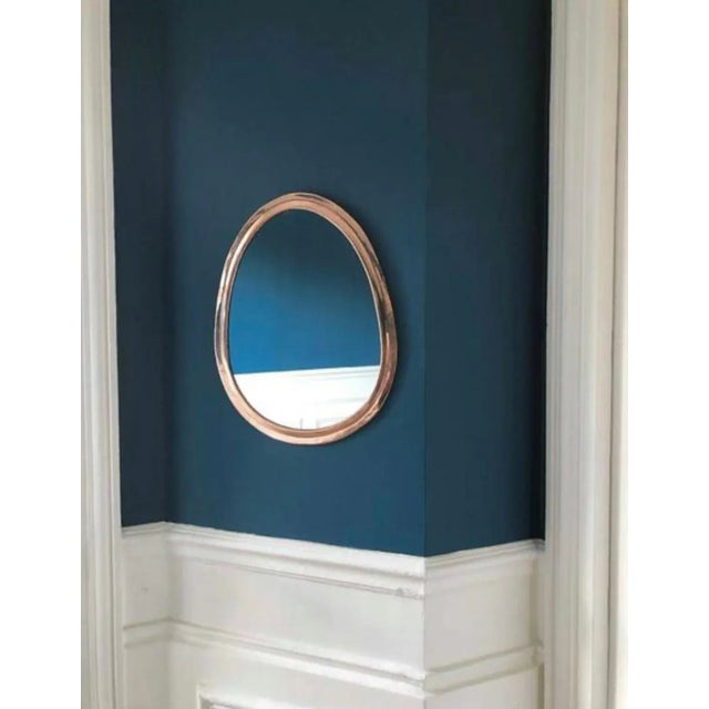 Moroccan Egg Shape Gold Brass Mirror! This beautifully handcrafted piece is a true work of art, combining traditional...