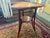 Brown Antique Louis Majorelle Inlaid Poppies Occasional Trefoil Table For Sale - Image 8 of 12