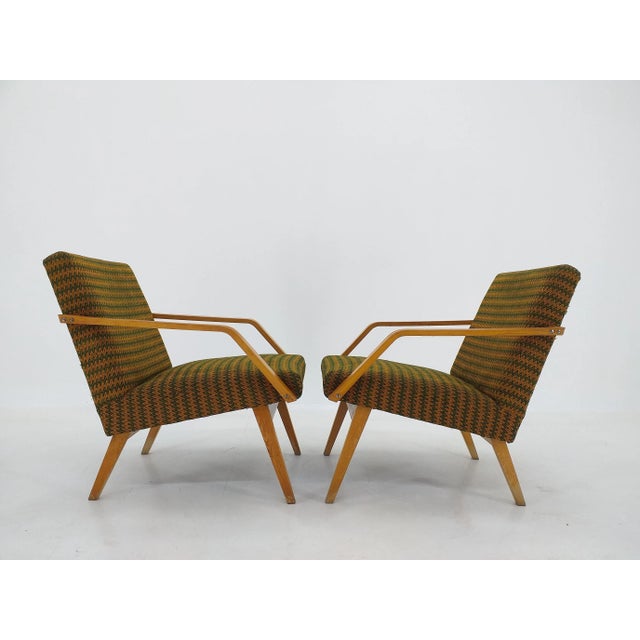Set of Mid-Century Armchairs from TON, 1970s For Sale - Image 3 of 10