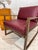 Red Lounge Chair in Dark Red Leather by Andy Thornton, England, 1980s For Sale - Image 8 of 13