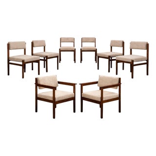 Sergio Rodrigues, 1959. Eight Tiao chairs in Rosewood (2 armchairs + 6 chairs) - Lot 893-894 For Sale