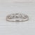 0.33ctw Diamond Wedding Band 18k White Gold Size 6 Stackable Ring Coa Tomas Rae For Sale - Image 4 of 9